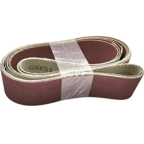 5 Pieces 2"*36" Abrasive Sanding Belts 50x915mm Grit60-600 Coarse for Fine Grinding Belt Grinder Accessories