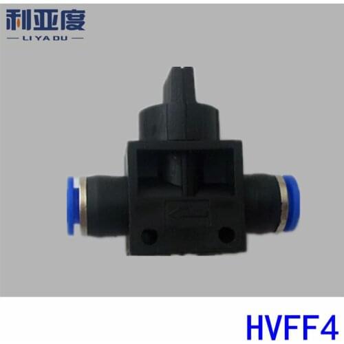 50PCS/LOT HVFF4 Pneumatic components HVFF hand valve fast fast switching speed joint trachea inserted