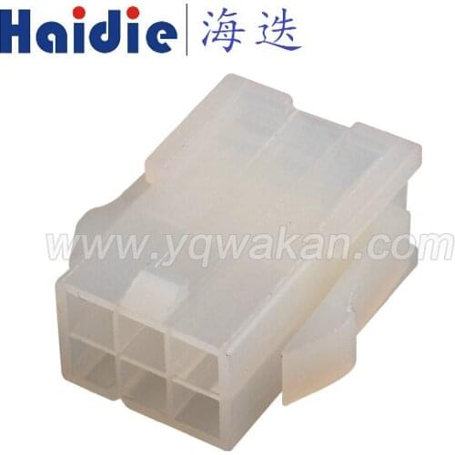 Free shipping 5sets 6pin molex auto electric connector plug wiring cable unsealed connector 3901-2061