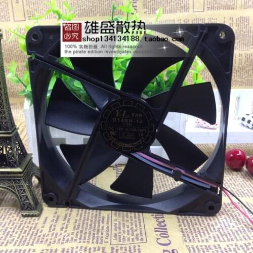 For yue lun 14cm 14025 12V 0.70a 14025 D14SH-12 Mute Power Supply Cooling Fan