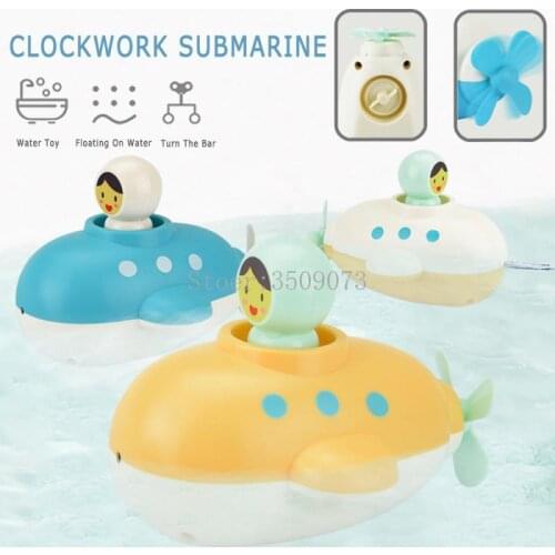 Baby Bath Toys Floating Submarine Safety Cute Portable Bathtub Children Early Learning Supplies For Kids Baby Bathroom Toys Gift