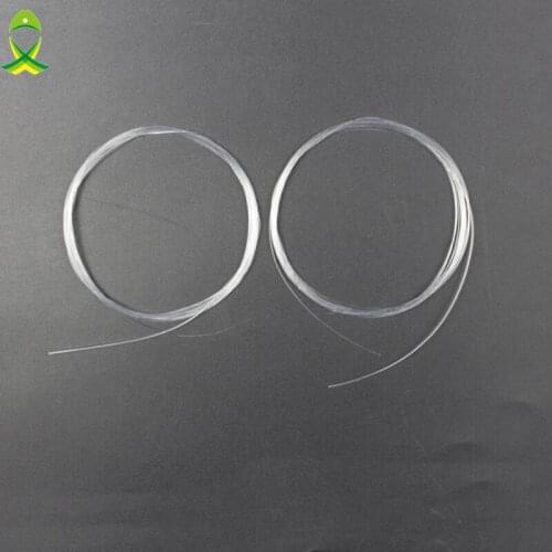 JSM 5 Pcs/lot Tapered Leader for Fly Fishing Line 9ft 1X-5X Nylon Fly Fishing Leader Clear fishing accessories