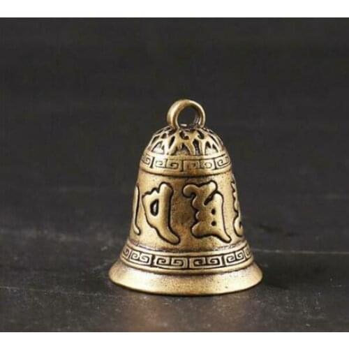 China Brass Bell Small Statue Exorcise Evil Spirits Pendant
