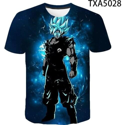 2020 Summer 3D T shirt Anime Dragon Men Women Children Fashion DBZ Boy Girl Kids Print T-shirt Cool Tops Tee
