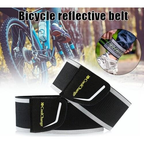 Hot 4pcs Reflective Bands for Leg Arm High Visibility Running Gear Reflective Belt Wristbands Straps for Running Cycling NOV