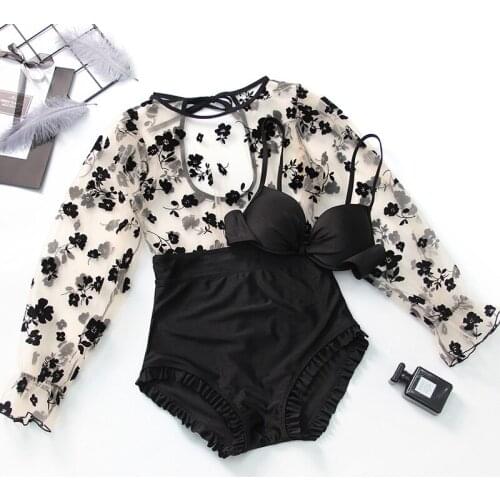 Meiqiaoyi Swimwear With Sleeves