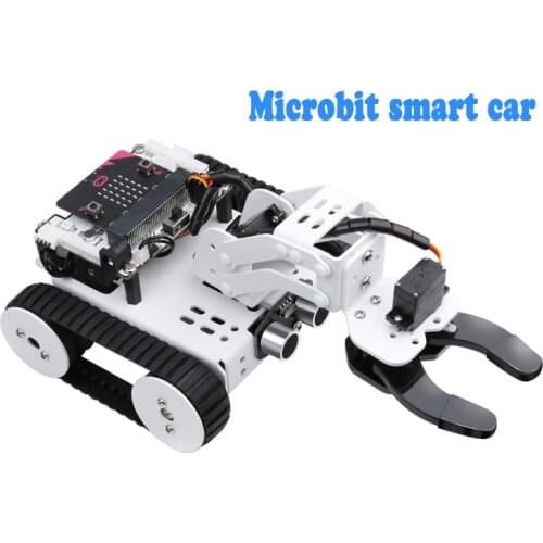 Newest Microbit QTruck Maker Education Kit Programmable Robot Patrol and Track Smart Cars