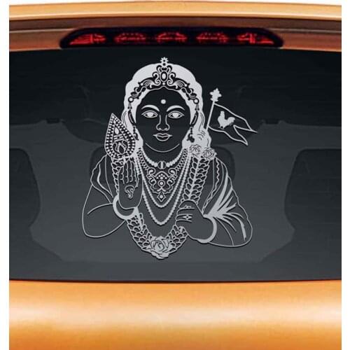 New Arrivals Murugan Murals Car Rear Glass Sticker Art Windshield Poster Decals Large Size 50*58cm Gold Silver Black L1160
