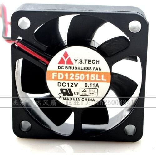 New 5015 silent fan FD125015LL 12V 0.11A 5 cm cooling fan