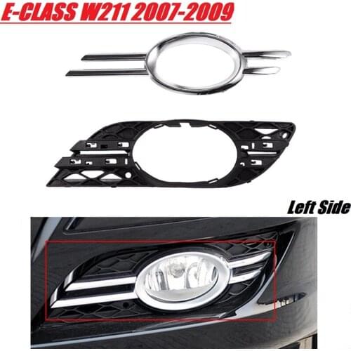Front Fog Light Grill Chrome Trim Cover Rh For Mercedes-Benz E-Class W211 2007-2009 2118850922 A2118851174