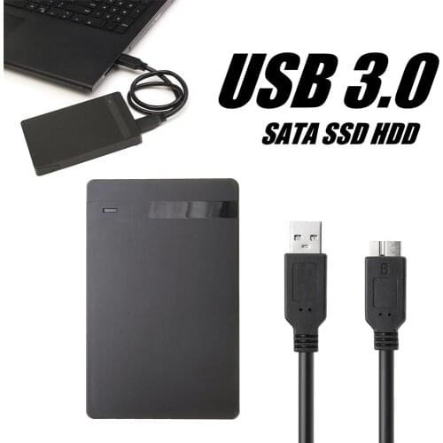 2.5" SATA USB 3.0 1TB External Hard Drives Portable Desktop Mobile Hard Disk Box External Hard Drive Cover