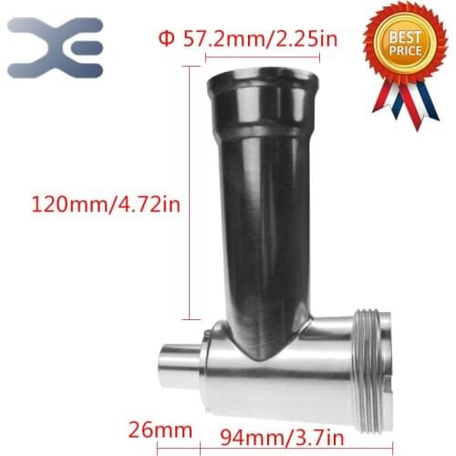 1Pcs Food Grade Stainless Steel Meat Grinder Parts Fit Geepas Kenwood Zelmer Moulinex Length 120mm Screw Grinder Auger Bushing