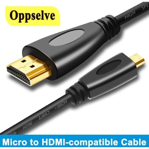 High Speed 1080P 3D HDMI-compatible Cable Video Adapter 1.4V HD Male to male for Projector HDMI-compatible Splitter HDTV Laptop