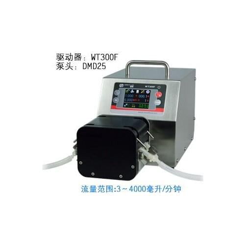 WT300F DMD25 Big Flow Intelligent Dispensing Peristaltic Dosing Filling Pump Lab Industry Pump 0.4-4000ml/min