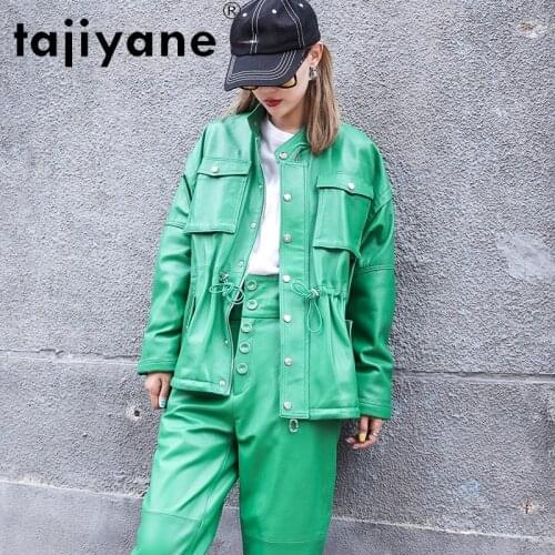 Tajiyane Genuine Leather Jacket Women Spring Real Sheepskin Coat Female Casual Jackets for Women Veste Cuir Femme Pph4898