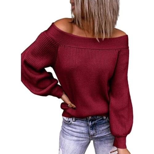 Womens Top Spring Autumn Slash Neck Solid Color T-Shirts Patchwork Long sleeve T Shirt Woman Loose Y2K Ropa Mujer Kawaii Tops