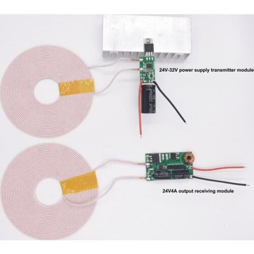 100W24V4A High Power Long Distance Wireless Power Supply Module Wireless Charging Module XKT801-60