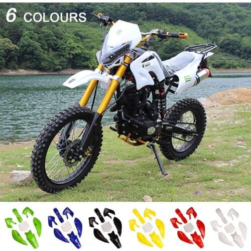7pcs/Set Motorcycle Parts Dirt Bike Fairing Fender and Number Plate Kit For KLX 110 KX65 DRZ110 RM65 2000-2009