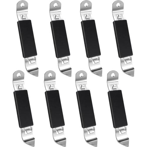 8 Pcs Magnetic Bottle Openers,Portable Stainless Steel Manual Bottle Opener,Mini Can Opener for Beer Beverages Can