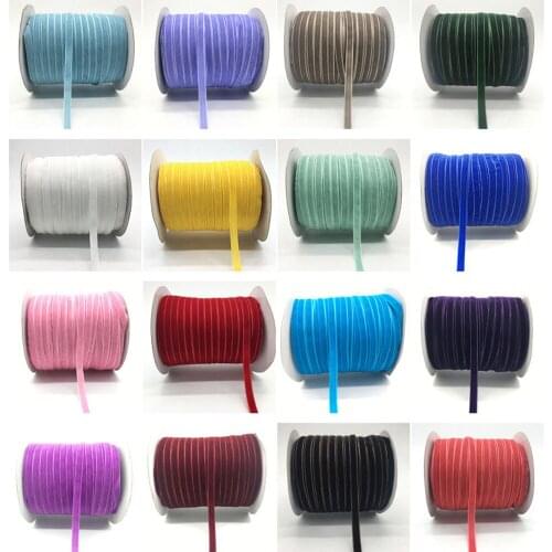 5 Yards 3/8"(10mm) Velvet Ribbon Wedding Party Decoration Handmade Ribbon Gift Wrapping Hair Bowknot DIY Christmas Ribbon