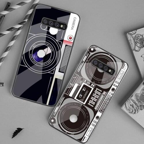 Camera Battery Calculator Phone Case Tempered Glass For Samsung S20 Plus S7 S8 S9 S10 Plus Note 8 9 10 Plus