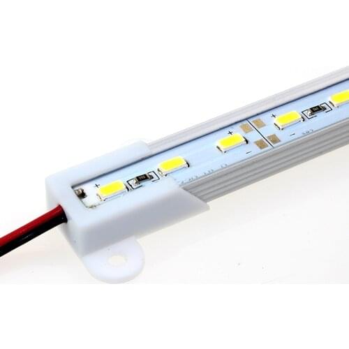 HOT sale 5630 0.5m luces Led bar light rgb 12V 36 SMD Tira led hard strip Profile Shell 5pcs/lot Free Shipping