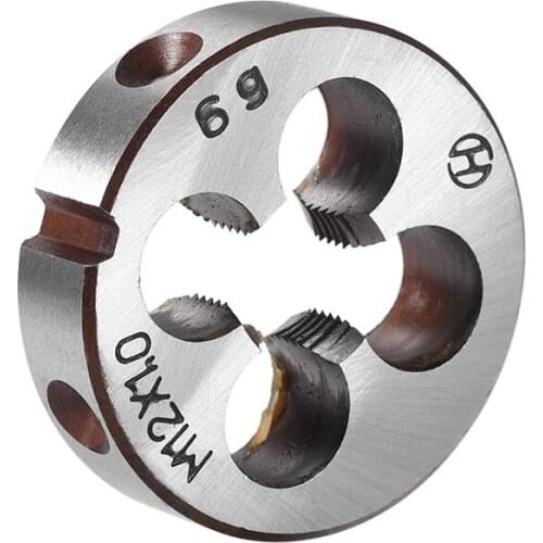 Uxcell M12 X 1 Metric Round Die Machine Thread Threading Die 38mm OD Alloy Steel Right Hand