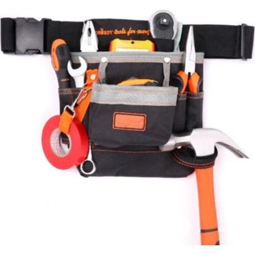1pcs Belt Bag Multifunction Belt Tool Pouch Electrician Waist Tool Bag Tool Holder Convenient Work Organizer