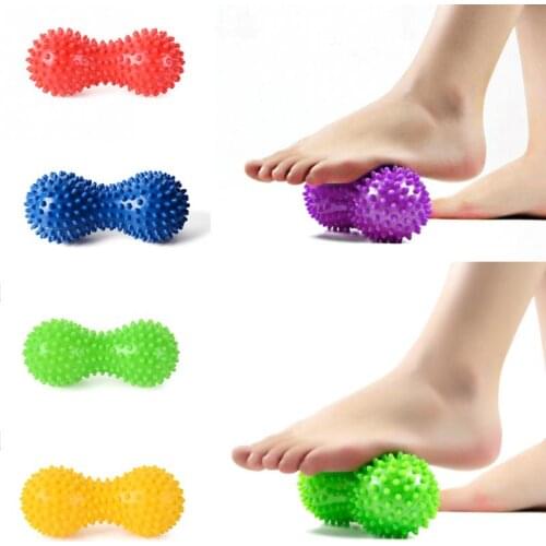 Fitness sport PVC Peanut Ball Exercise Massage Fascia Spike Ball Muscle Relaxation Acupoint Yoga Ball workout equipments
