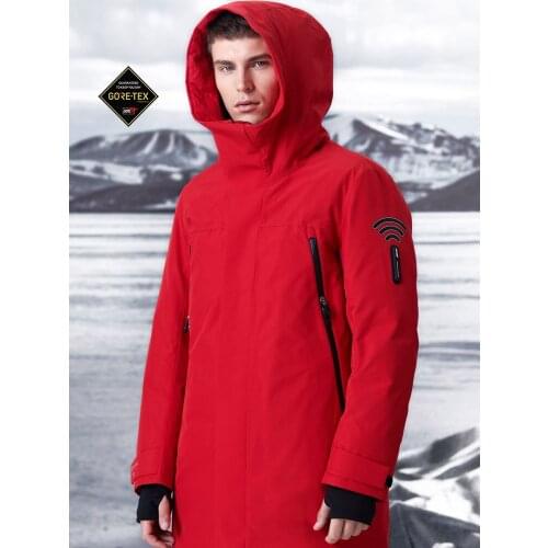 BOSIDENG down jacket mens down coat new GORE-TEX windproof Waterproof warm outdoor mid-length B90142827