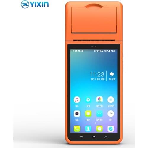 YiXin Foreign trade hand-held cash register integrated machine catering retail milk tea shop cash register