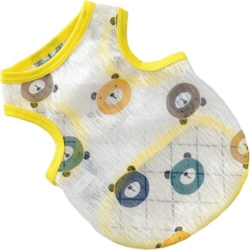 Pet Clothes Teddy Dog Sunscreen Summer Clothes Lightweight Breathable Pet Small Dog Vest