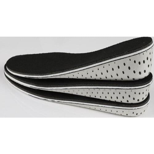 Height Increase Insole 1 Pair Hard Breathable Memory Foam Heel Lifting Inserts Shoe Lifts Shoe Pads Elevator Insoles for Unisex