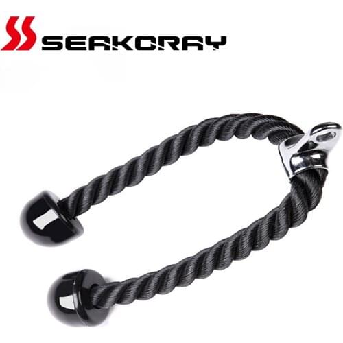 Tricep Rope Biceps Band Pull Rope Fitness Equipment Bodybuilding Muscle Training Arm Shoulder Strength Exercise Rope Accessories