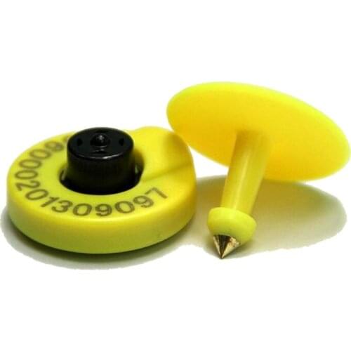 RFID 134.2Khz ISO11784 ISO11785 rfid Ear tag for Animal Management