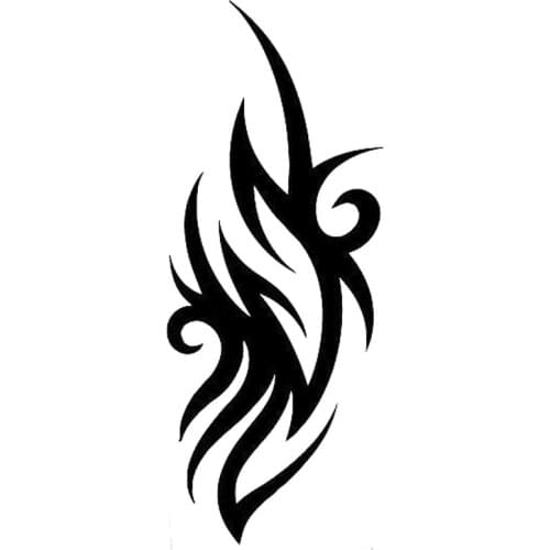 6.1cm*15cm Tribal Tatoo window Sticker Motorcycle Decor Vinyl toy Styling