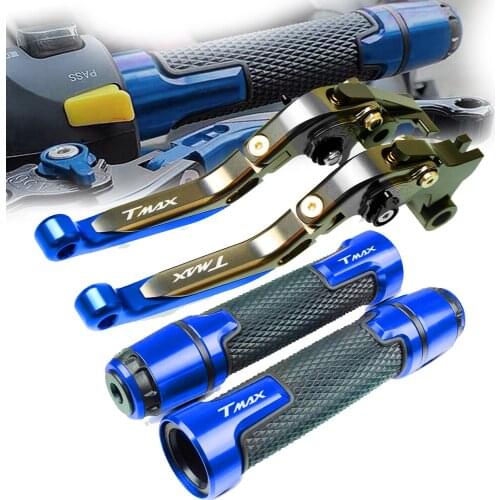For YAMAHA TMAX 500/530 2001-2007 T-MAX TMAX500 TMAX530 Brake Clutch Lever Extendable Adjustable Motorcycle Hand Grip Handlebar