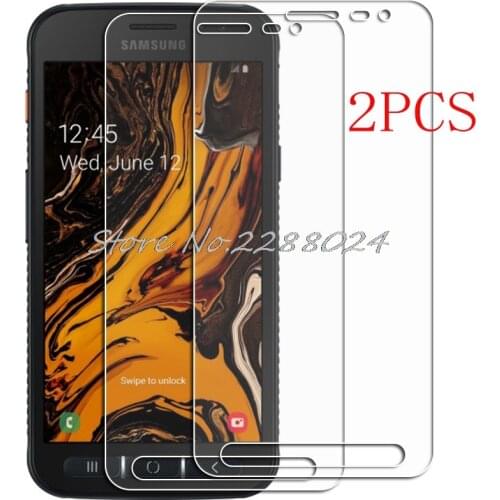 2PCS FOR Samsung Galaxy Xcover 4s 4 High HD Tempered Glass Protective On SM-G398F G398FN G390F G390Y Screen Protector Film