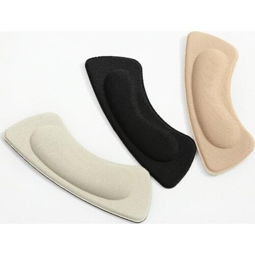 1Pair Women High Heel Insoles Soft Foam Relief PainCushion Anti-Wear Adhesive Feet Care Pads Heel Sticker Liner Insole Patch