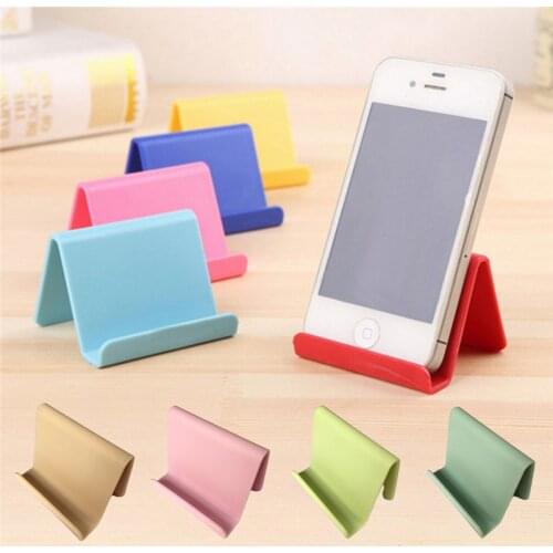1 Pc Mini Mobile Phone Holder Candy Fixed Holder Home Supplies Portable Kitchen Accessories Decoration Phone Color Random