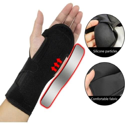 1pcs Professional Wrist Brace Splint Wrist Band Wraps Hand Support Sprain Fracture Fixation Crossfit Gym Carpal Tunnel Wristband