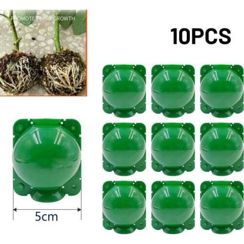 10pcs Plant Rooting Equipment High Pressure Propagation Ball Garden Graft Box For Garden Plant Grafting Rooting Box Tool Access