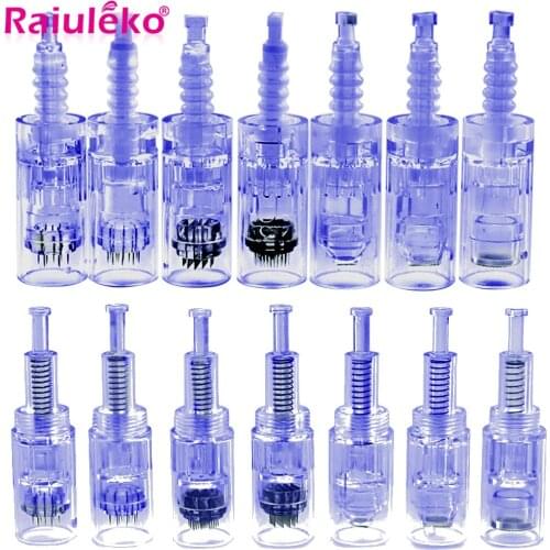 100/50/10pcs Needle Cartridge For Ultima A6 Nano / 9 Pin /12 Pin / 36 Pin Micro Needle Replacement Head Derma Tools Tattoo Tip