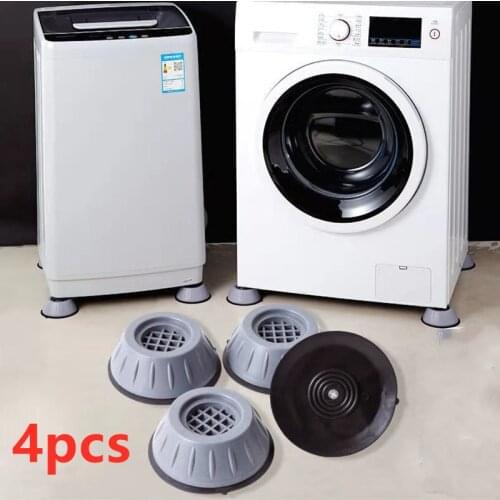4pcs Universal Anti Vibration Feet Pads Anti-slip Dryer Washing Machine Rubber Mat Tables Furniture Refrigerator Base Fixed Pad