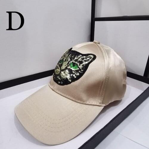 HT564 High Quality Baseball Cap for Men and Women Fashion Solid Snapback Hat Tiger Embroidery Hat Summer Sun Hat Wholesale