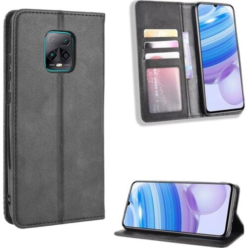 For Xiaomi Redmi 10X 5G Case Luxury Flip PU Leather Wallet Magnetic Adsorption Case For Redmi 10X Pro 5G Redmi10X Phone Bag