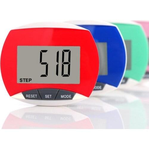 Fitness Digital Pedometer Waterproof Portable Digital Pedometer Step Movement Calories Counter for Running Walking Sport Outddor