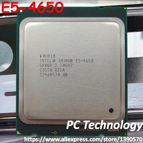 E5-4650 Original Intel Xeon E5 4650 2.7GHz 8-Core 20MB SmartCache DDR3 1600MHz FCLGA2011 TPD 130W E5 4650 free shipping