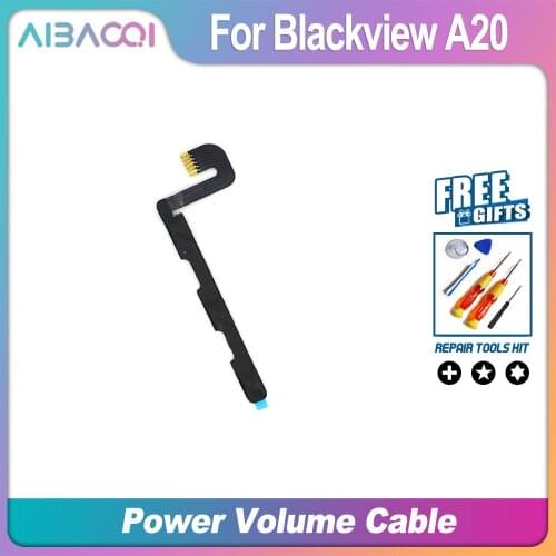 AiBaoQi New Original power on/off+ volume FPC Key up/down button flex cable FPC For Blackview A20 Phone