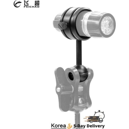 FEICHAO Aluminum Alloy 1 Inch Ball to YS Head Clip Mount Adapter Diving Light Fixed Joint For Underwater Diving Strobe Housing